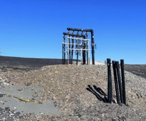 Methane wells. Image: Luisa Low, University of Sydney