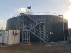 An anaerobic digester plant at Cockerham Green Energy Limited